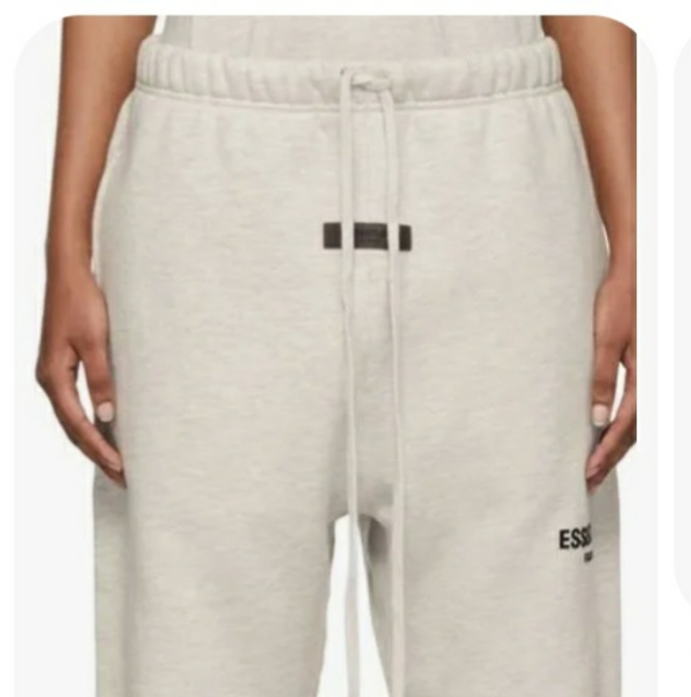 Fear Of God Essentials Gray Sweatpants Relaxed Fit Joggers